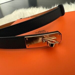 Hermès Kelly 18 Belt Rosegold